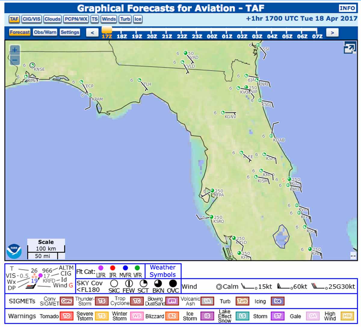 NOAA Replaces Text-Based Area Forecasts with Graphical Forecasts