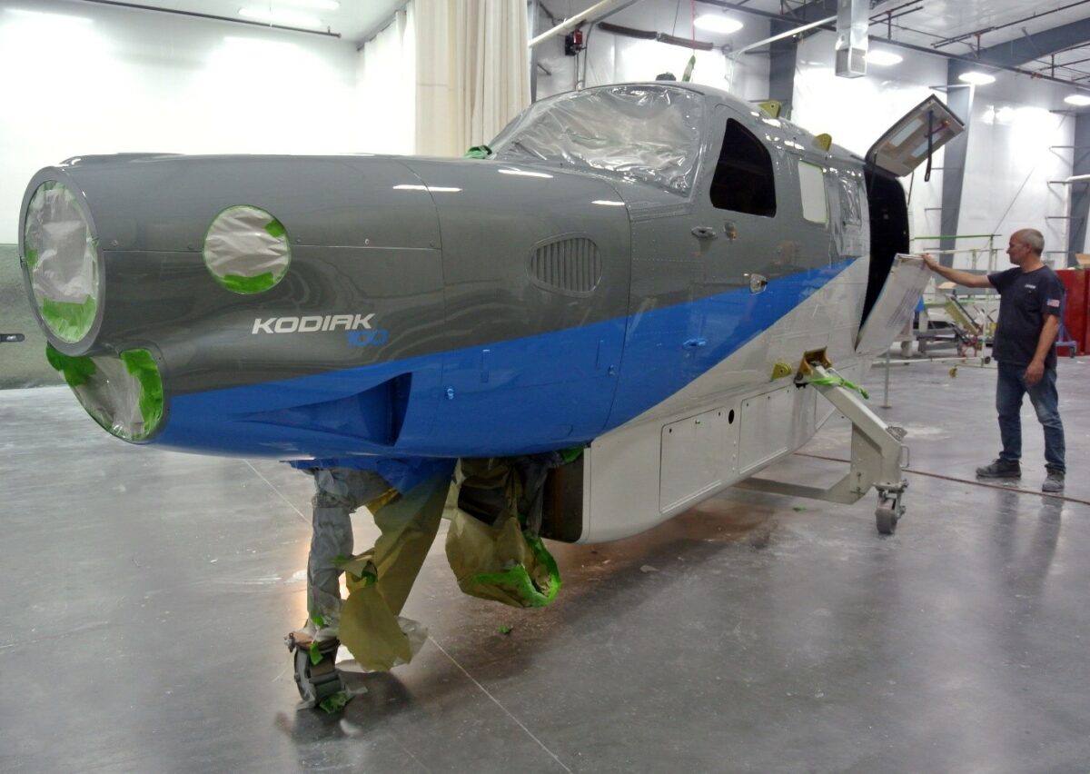 Daher Opens New Paint Facility for Kodiaks in Idaho