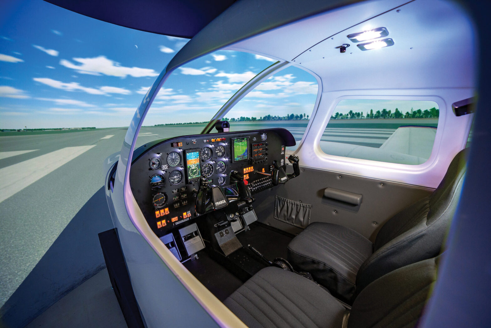 Learning to Fly with a Flight Simulator